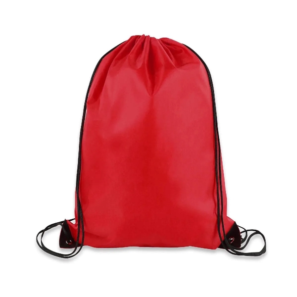 Polyester Drawstring Backpack ( 14" x 18" ) - Polyester Drawstring Backpack ( 14" x 18" ) - Image 6 of 9