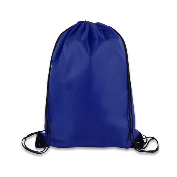 Polyester Drawstring Backpack ( 14" x 18" ) - Polyester Drawstring Backpack ( 14" x 18" ) - Image 7 of 9