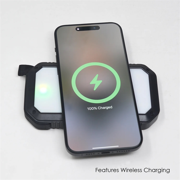 Solar Qi 2.0 - 10,000 mAh Power Bank With Travel Case - Solar Qi 2.0 - 10,000 mAh Power Bank With Travel Case - Image 4 of 5