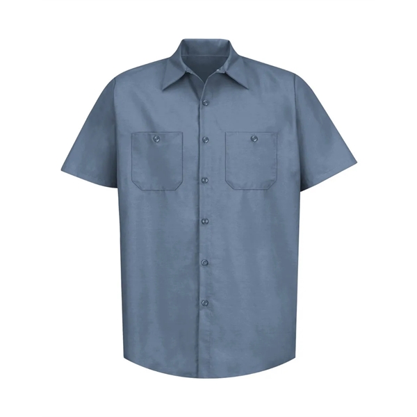 Red Kap Industrial Short Sleeve Work Shirt - Red Kap Industrial Short Sleeve Work Shirt - Image 30 of 76