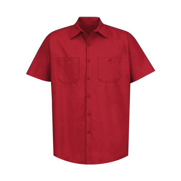 Red Kap Industrial Short Sleeve Work Shirt - Red Kap Industrial Short Sleeve Work Shirt - Image 32 of 76