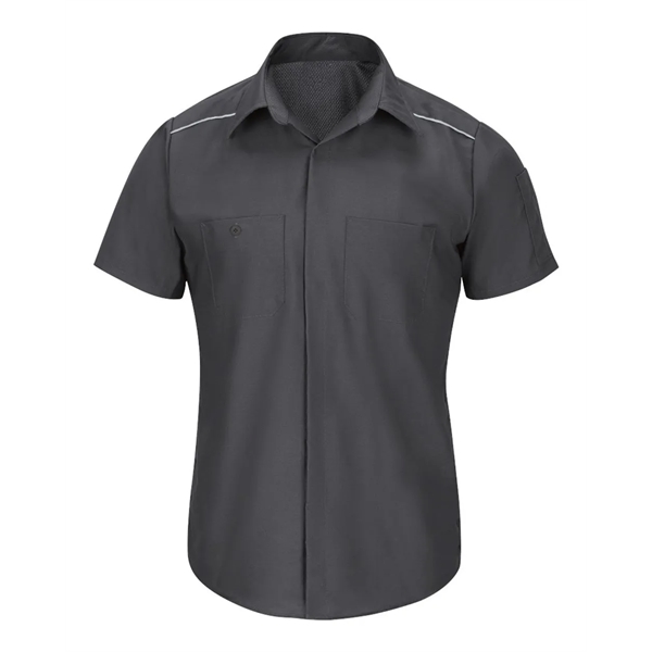 Red Kap Men's Short Sleeve Pro Airflow Work Shirt - Red Kap Men's Short Sleeve Pro Airflow Work Shirt - Image 1 of 10