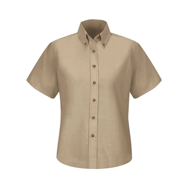 Red Kap Women's Poplin Dress Shirt - Extended Sizes - Red Kap Women's Poplin Dress Shirt - Extended Sizes - Image 5 of 16
