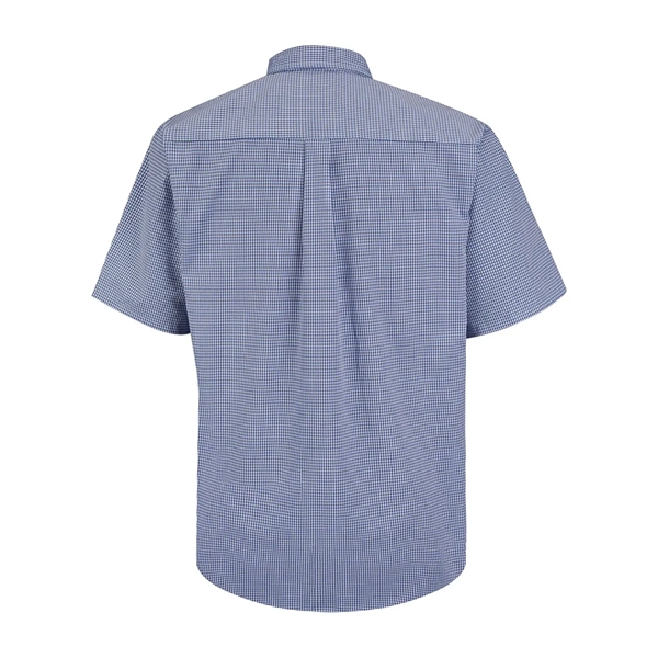 Red Kap Mini-Plaid Uniform Short Sleeve Shirt - Red Kap Mini-Plaid Uniform Short Sleeve Shirt - Image 4 of 5