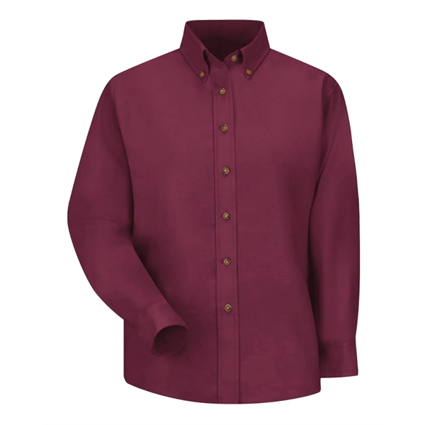 Red Kap Women's Poplin Dress Shirt - Red Kap Women's Poplin Dress Shirt - Image 3 of 16