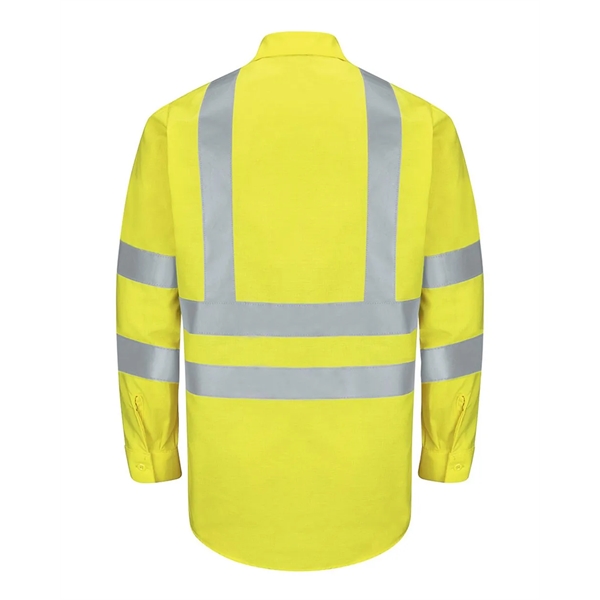 Red Kap Men's Tall Enhanced & Hi-Visibility Long Sleeve W... - Red Kap Men's Tall Enhanced & Hi-Visibility Long Sleeve W... - Image 7 of 10
