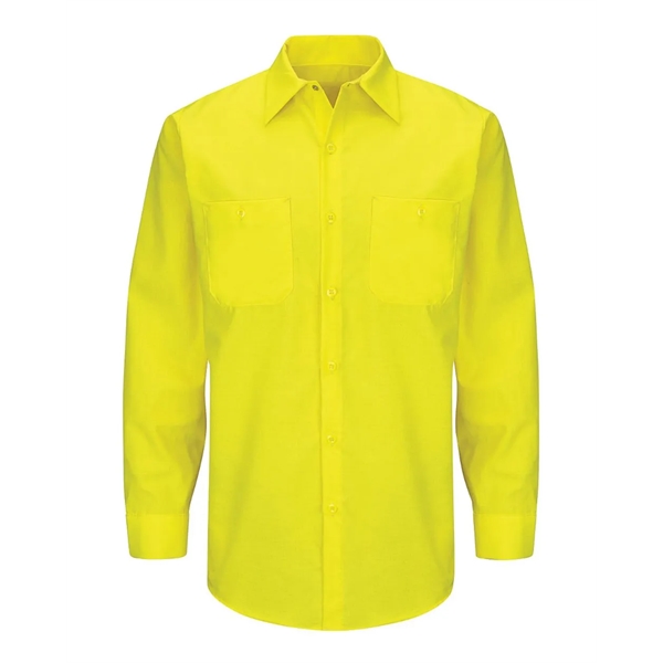 Red Kap Men's Tall Enhanced & Hi-Visibility Long Sleeve W... - Red Kap Men's Tall Enhanced & Hi-Visibility Long Sleeve W... - Image 1 of 10