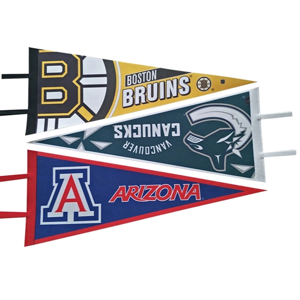 Custom Felt Pennant Flag - Custom Felt Pennant Flag - Image 2 of 2