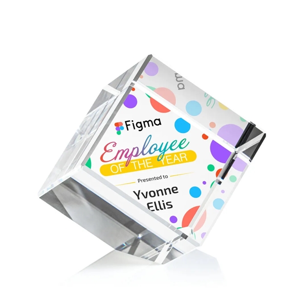 Burrill Corner Cube VividPrint™ Award - Burrill Corner Cube VividPrint™ Award - Image 1 of 8