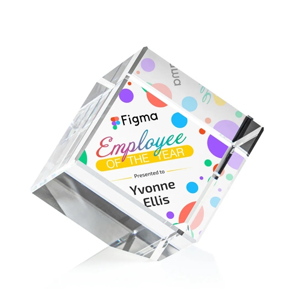 Burrill Corner Cube VividPrint™ Award - Burrill Corner Cube VividPrint™ Award - Image 3 of 8