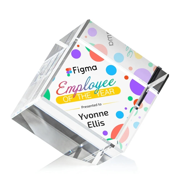 Burrill Corner Cube VividPrint™ Award - Burrill Corner Cube VividPrint™ Award - Image 7 of 8