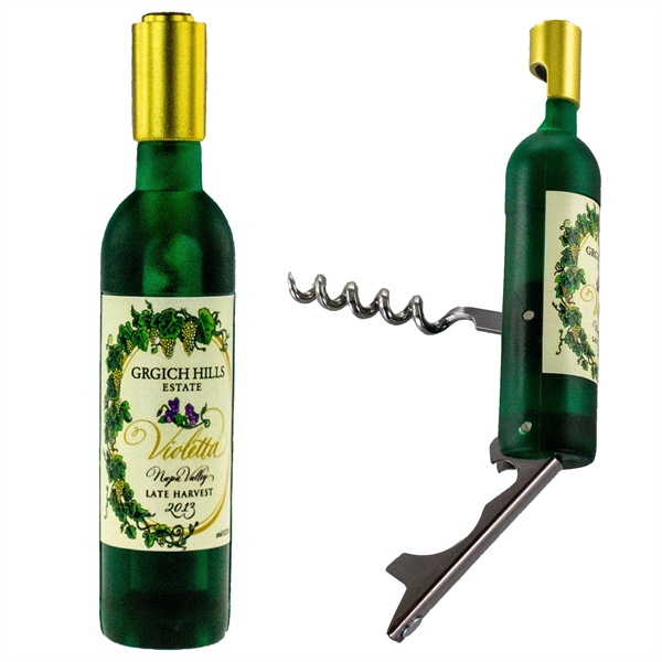 Wine Corkscrew Bottle Opener - Wine Corkscrew Bottle Opener - Image 8 of 19