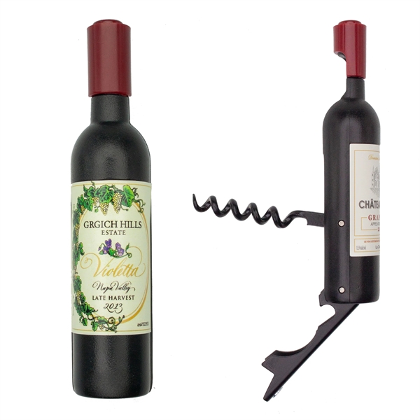 Wine Corkscrew Bottle Opener - Wine Corkscrew Bottle Opener - Image 9 of 19