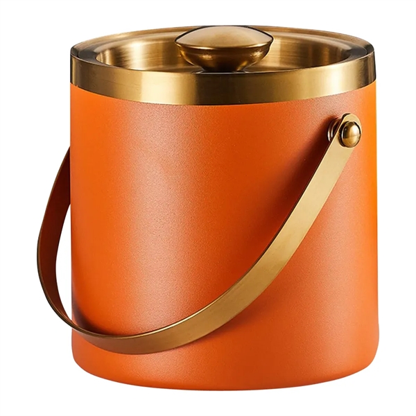 Stainless Steel Ice Bucket with Lid - Stainless Steel Ice Bucket with Lid - Image 2 of 7