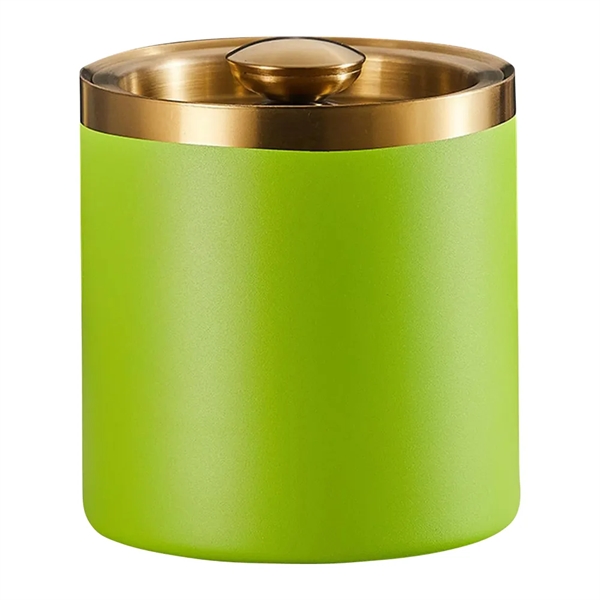 Stainless Steel Ice Bucket with Lid - Stainless Steel Ice Bucket with Lid - Image 4 of 7