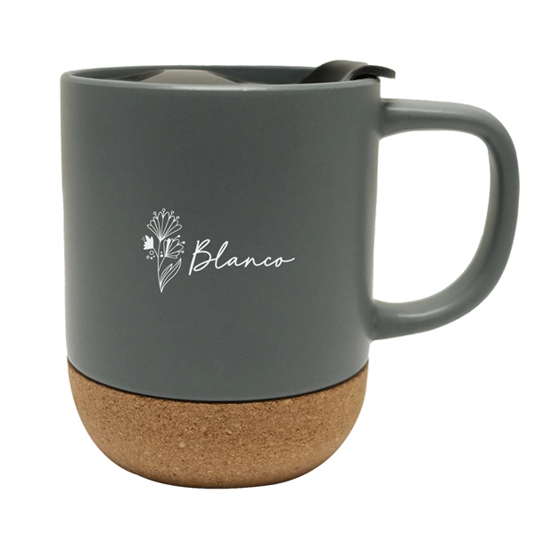 Evora 325ml (11 fl oz) Cork Base Ceramic Mug - Evora 325ml (11 fl oz) Cork Base Ceramic Mug - Image 2 of 5