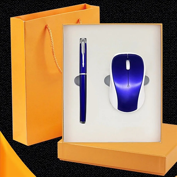 Custom Luxury Gift Set, USB Drive, Mouse, and Pen - Custom Luxury Gift Set, USB Drive, Mouse, and Pen - Image 5 of 10