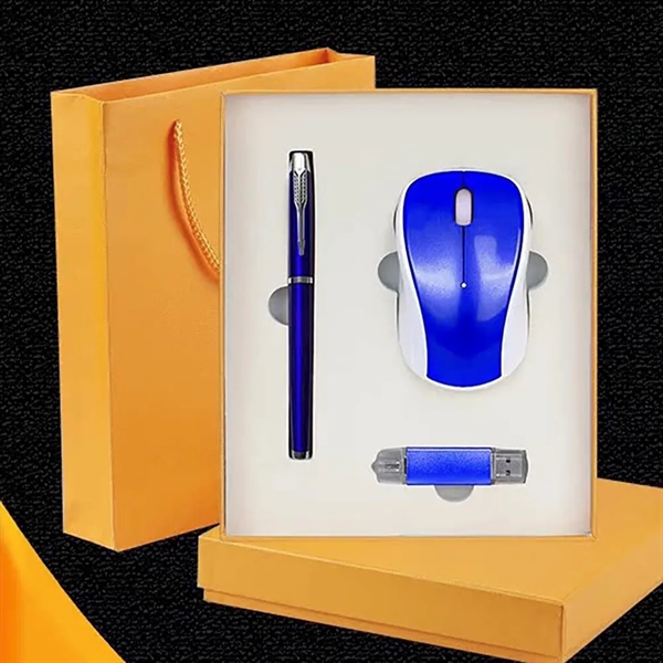 Custom Luxury Gift Set, USB Drive, Mouse, and Pen - Custom Luxury Gift Set, USB Drive, Mouse, and Pen - Image 8 of 10