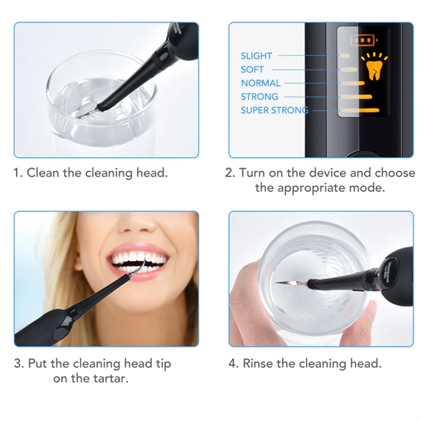 Portable Electric Ultrasonic Tooth Cleaning Kit - Portable Electric Ultrasonic Tooth Cleaning Kit - Image 1 of 2