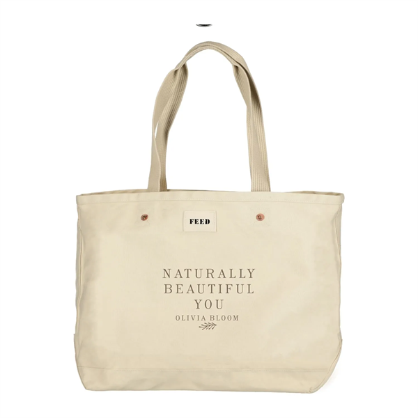 FEED Organic Cotton Weekend Tote - FEED Organic Cotton Weekend Tote - Image 0 of 2