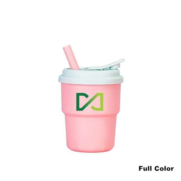 13 oz Toddler Silicone Cups with Straws and Lids Tumbler - 13 oz Toddler Silicone Cups with Straws and Lids Tumbler - Image 3 of 7