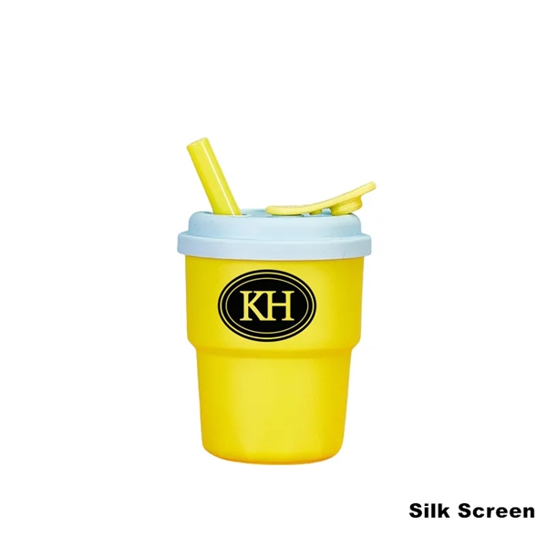 13 oz Toddler Silicone Cups with Straws and Lids Tumbler - 13 oz Toddler Silicone Cups with Straws and Lids Tumbler - Image 4 of 7