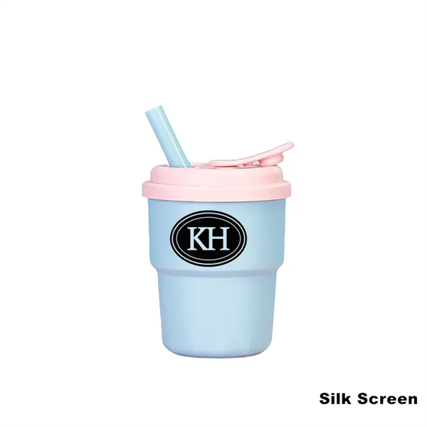 13 oz Toddler Silicone Cups with Straws and Lids Tumbler - 13 oz Toddler Silicone Cups with Straws and Lids Tumbler - Image 6 of 7