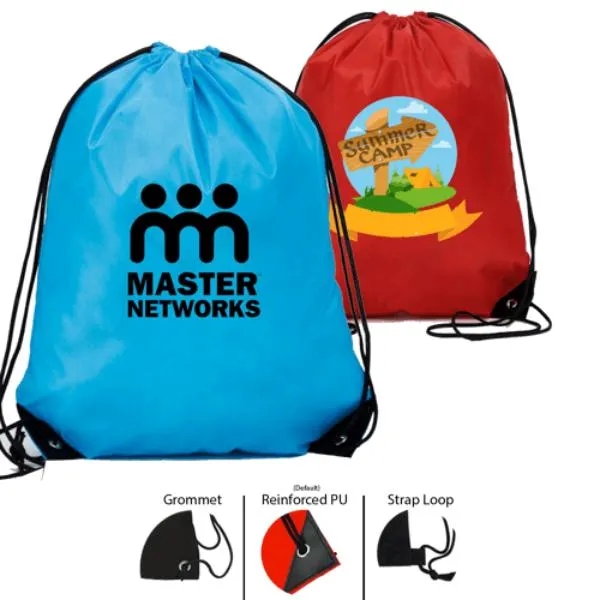 Polyester Drawstring Bag - Polyester Drawstring Bag - Image 0 of 18