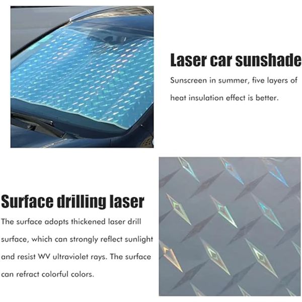 Car Windshield Sun Shade - Car Windshield Sun Shade - Image 1 of 4