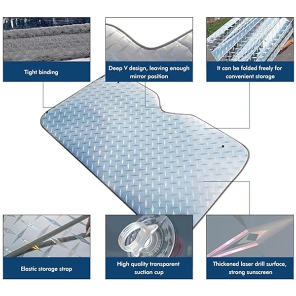 Car Windshield Sun Shade - Car Windshield Sun Shade - Image 4 of 4