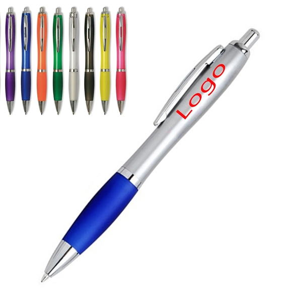 Personalized Office Stationery Push Action Ballpoint Pen - Personalized Office Stationery Push Action Ballpoint Pen - Image 0 of 4