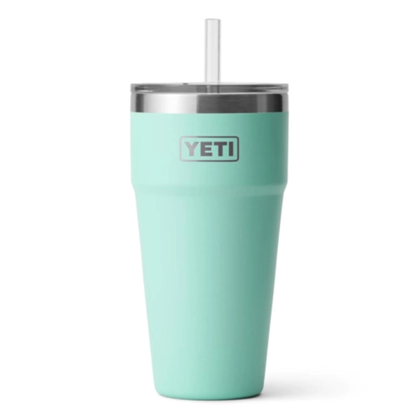 26 Oz YETI® Stainless Steel Insulated Tumbler w/ Straw - 26 Oz YETI® Stainless Steel Insulated Tumbler w/ Straw - Image 4 of 6