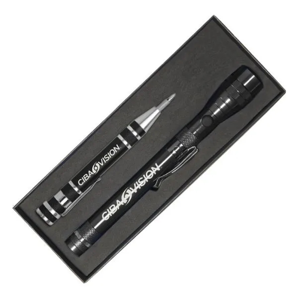 Gift set Telescopic Magnet Flashlight & Screwdriver Kit - Gift set Telescopic Magnet Flashlight & Screwdriver Kit - Image 2 of 2