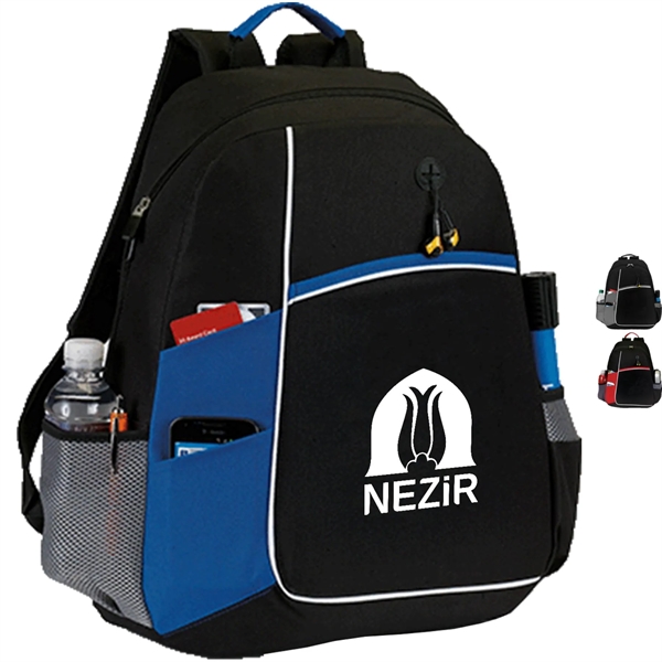 Premium Urban Edge Backpack w/ Earphone Outlet 14" x 18" x 5