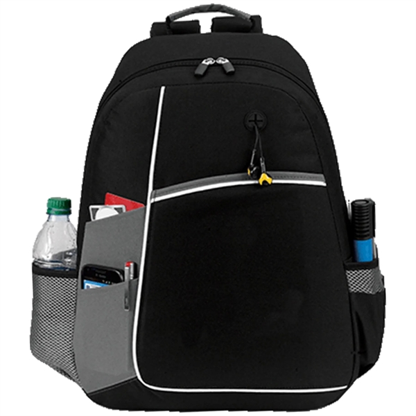 Premium Urban Edge Backpack w/ Earphone Outlet 14" x 18" x 5 - Premium Urban Edge Backpack w/ Earphone Outlet 14" x 18" x 5 - Image 3 of 3