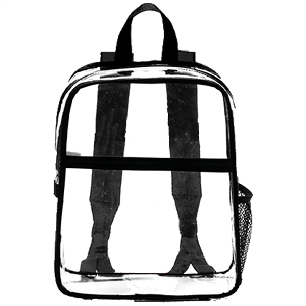 EventGuard Clear Stadium Backpack 10" x 12" x 4" - EventGuard Clear Stadium Backpack 10" x 12" x 4" - Image 2 of 2