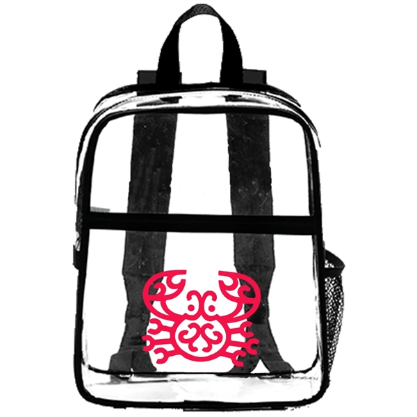 EventGuard Clear Stadium Backpack 10" x 12" x 4" - EventGuard Clear Stadium Backpack 10" x 12" x 4" - Image 0 of 2