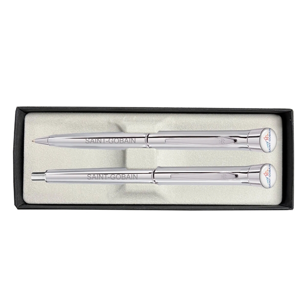 Signature Collection - Brass USA Logo Dome Pen & Pencil Set - Signature Collection - Brass USA Logo Dome Pen & Pencil Set - Image 0 of 0