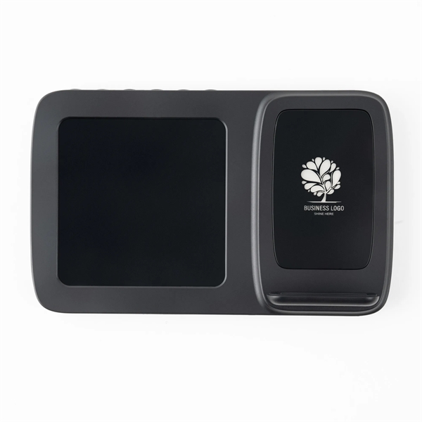 Obelisk, Wireless Charging Phone Stand with Digital Alarm - Obelisk, Wireless Charging Phone Stand with Digital Alarm - Image 3 of 8
