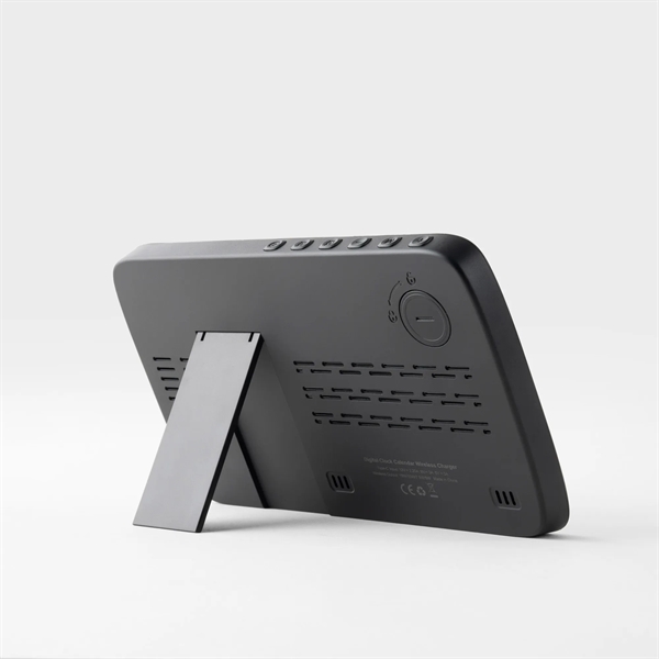 Obelisk, Wireless Charging Phone Stand with Digital Alarm - Obelisk, Wireless Charging Phone Stand with Digital Alarm - Image 5 of 8