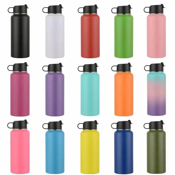 32 Oz Water Bottle Stainless Steel Insulated Tumbler Cup - 32 Oz Water Bottle Stainless Steel Insulated Tumbler Cup - Image 3 of 5