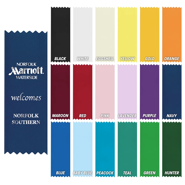 2" x 6" Premium Custom Ribbon - 2" x 6" Premium Custom Ribbon - Image 0 of 18