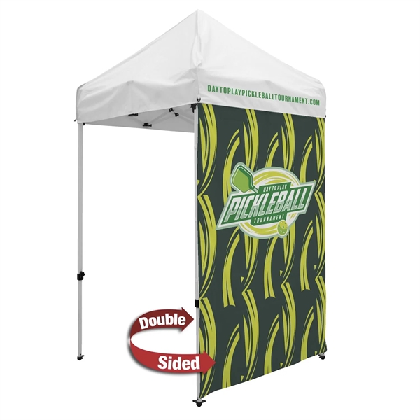 5' Economy Tent Full Wall (Dye Sublimated, Double-Sided) - 5' Economy Tent Full Wall (Dye Sublimated, Double-Sided) - Image 0 of 2