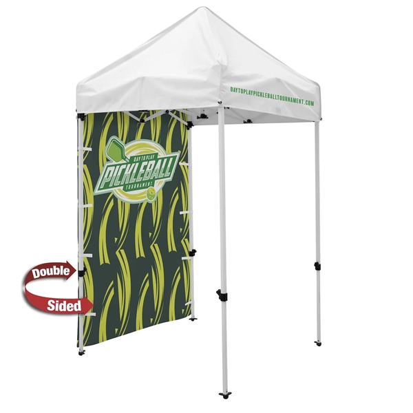 5' Economy Tent Full Wall (Dye Sublimated, Double-Sided) - 5' Economy Tent Full Wall (Dye Sublimated, Double-Sided) - Image 1 of 2