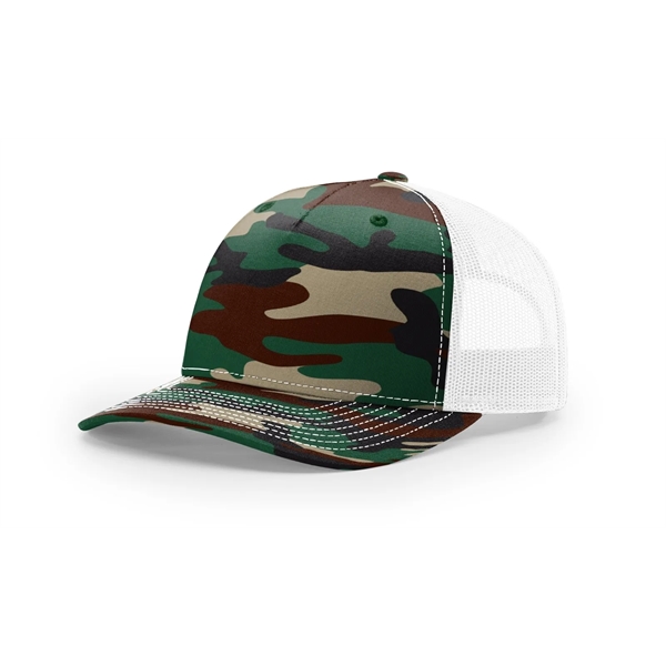 Richardson Printed Five-panel Trucker Cap - Richardson Printed Five-panel Trucker Cap - Image 6 of 33