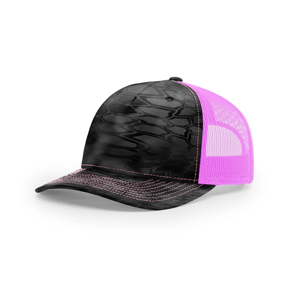 Richardson Printed Five-panel Trucker Cap - Richardson Printed Five-panel Trucker Cap - Image 14 of 33