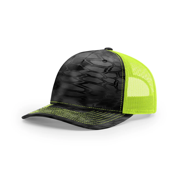 Richardson Printed Five-panel Trucker Cap - Richardson Printed Five-panel Trucker Cap - Image 15 of 33