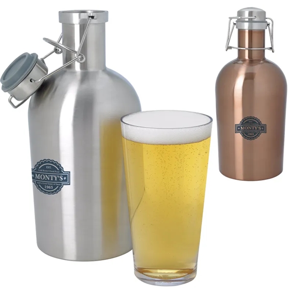 Stainless Growler - 64 oz. - Stainless Growler - 64 oz. - Image 11 of 12