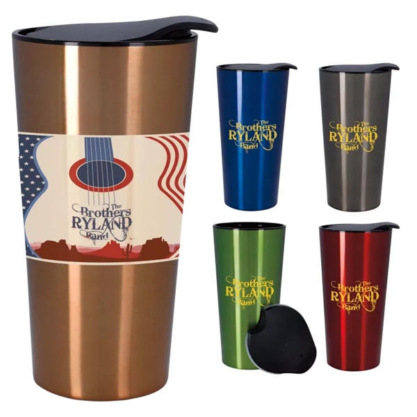 Fashion Metallic Tumbler - 16oz. - Fashion Metallic Tumbler - 16oz. - Image 14 of 15