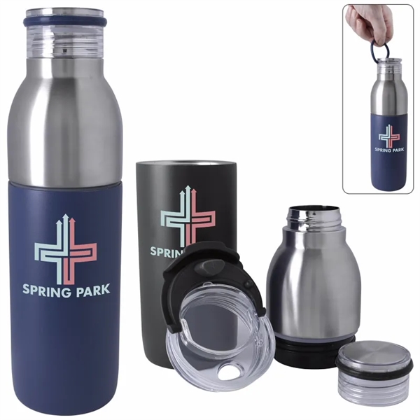 Active 2-in-1 Vacuum Bottle Tumbler - 22 oz. - Active 2-in-1 Vacuum Bottle Tumbler - 22 oz. - Image 19 of 21